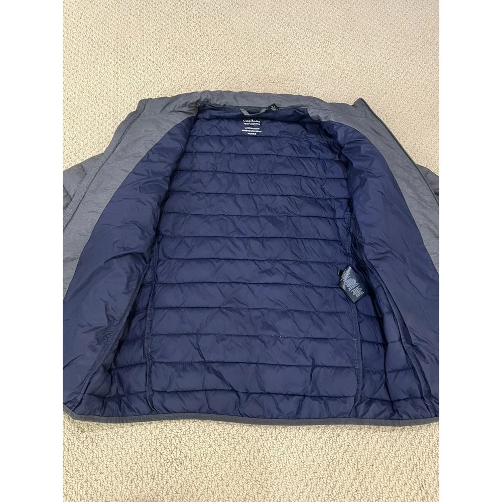 Club Room Mens Puffer Jacket Coat GREY‎ size S